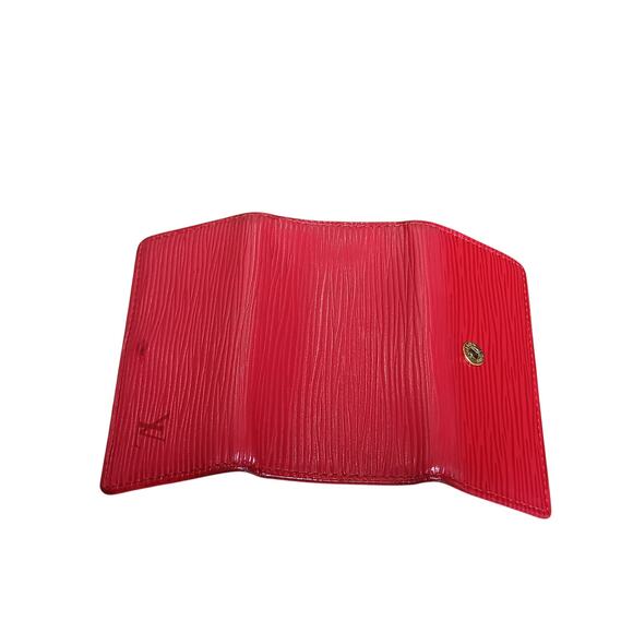 Authentic Louis Vuitton Key Holder Red Epi Leather 4 Hook Case - Picture 11 of 14